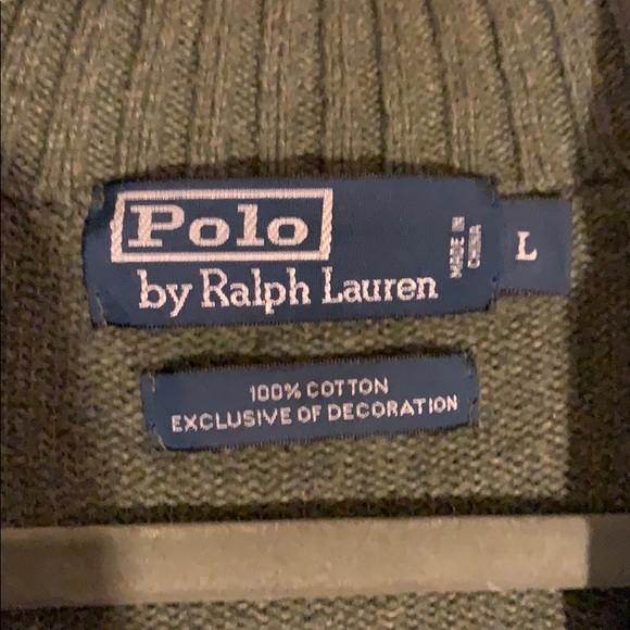 Olive Half-Zip Sweater - Picture 3 of 3